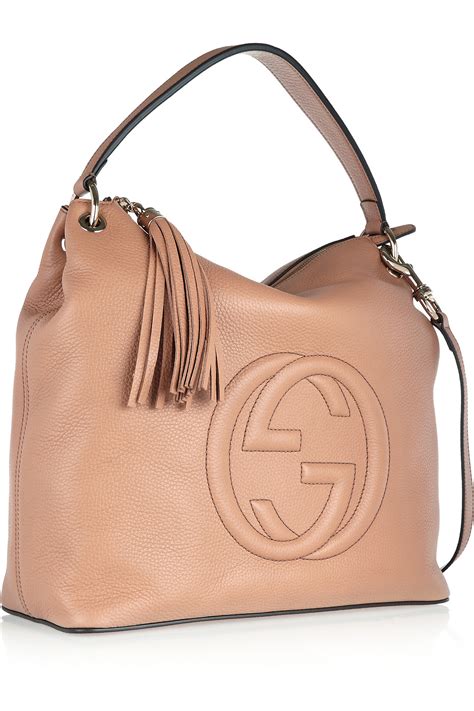 gucci textured-leather shoulder bag|gucci shoulder bags women's.